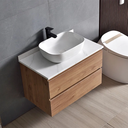 Custom-Made Vanity and Quartz Top (Custom Sizes From 70cm up to 150cm )