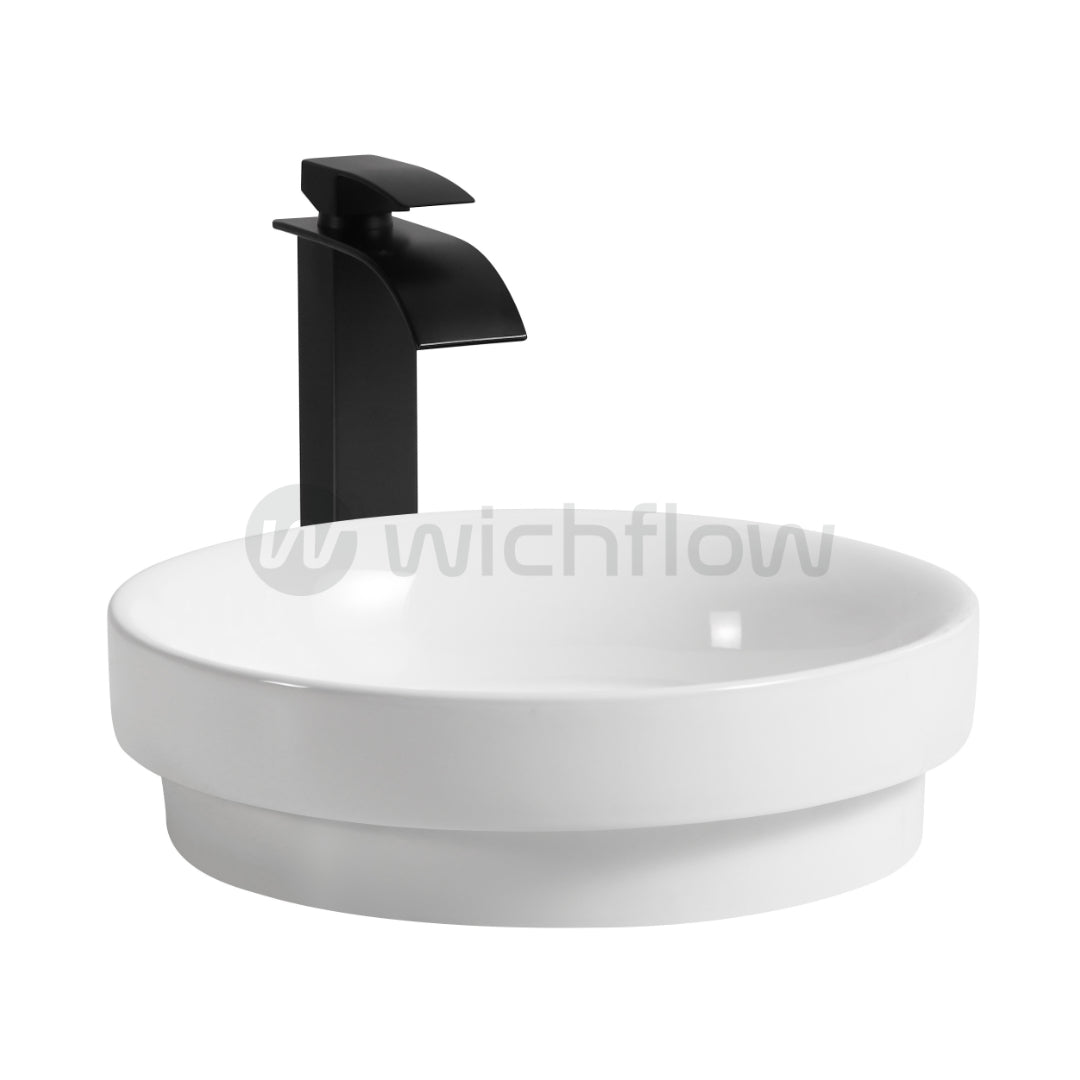 Alvona 40cm round countertop Wash Basin W/out Tap hole