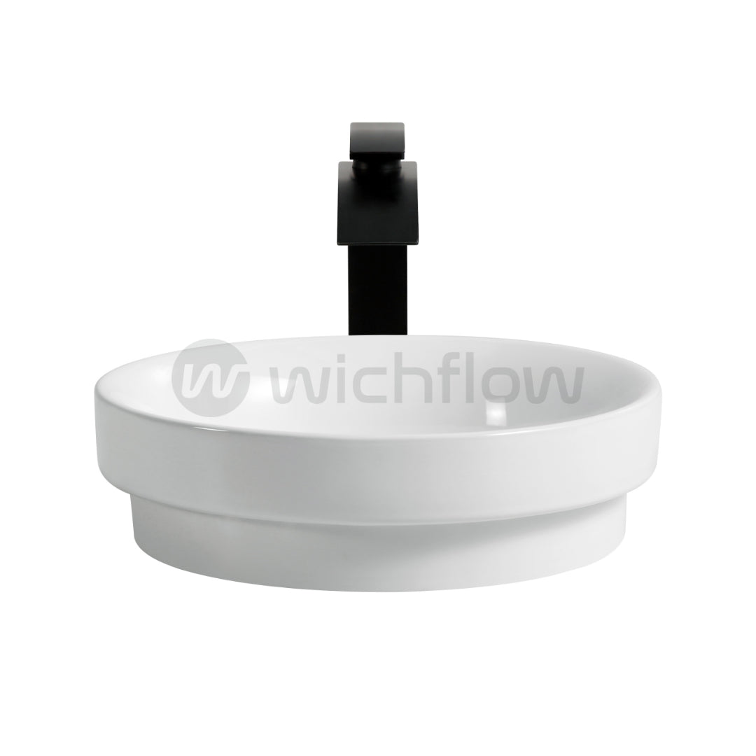 Alvona 40cm round countertop Wash Basin W/out Tap hole