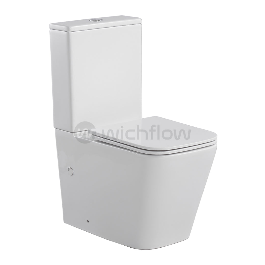 SIERRA Rimless Ultra Premium Close coupled WC with Soft Close Seat Cover