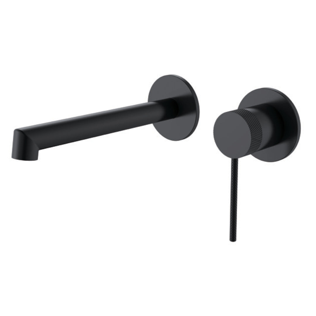 Ring Matte Black Concealed Basin Mixer