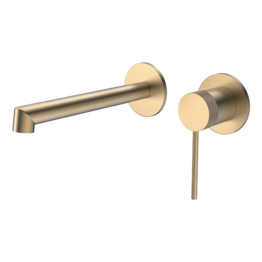 Ring Concealed Brushed Gold Basin Mixer
