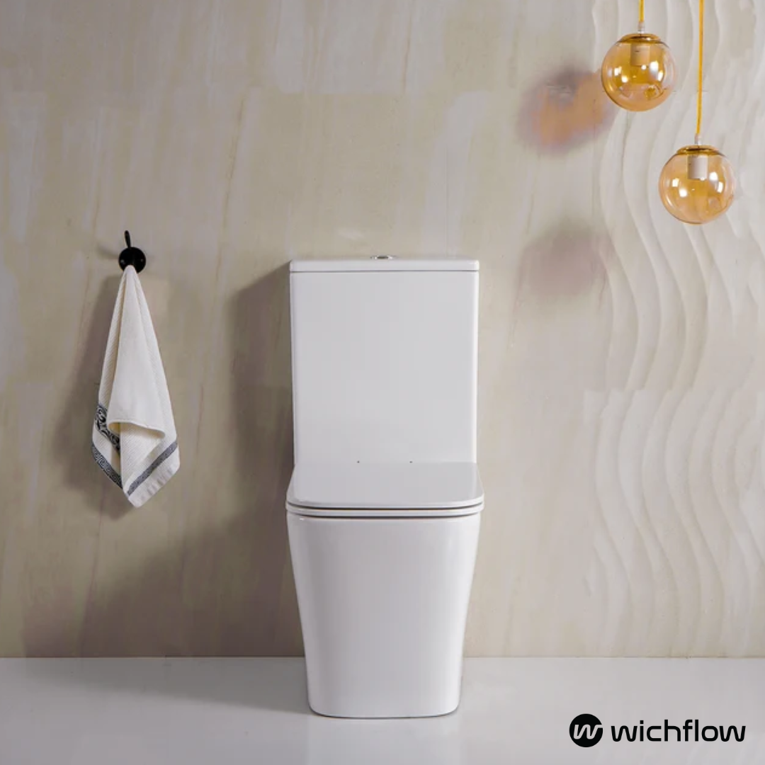 SIERRA Rimless Ultra Premium Close coupled WC with Soft Close Seat Cover
