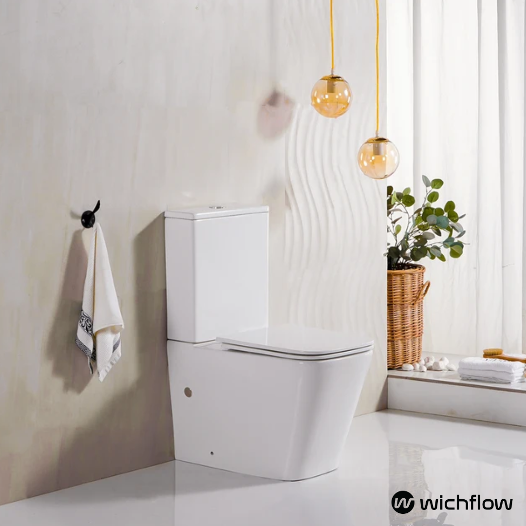 SIERRA Rimless Ultra Premium Close coupled WC with Soft Close Seat Cover