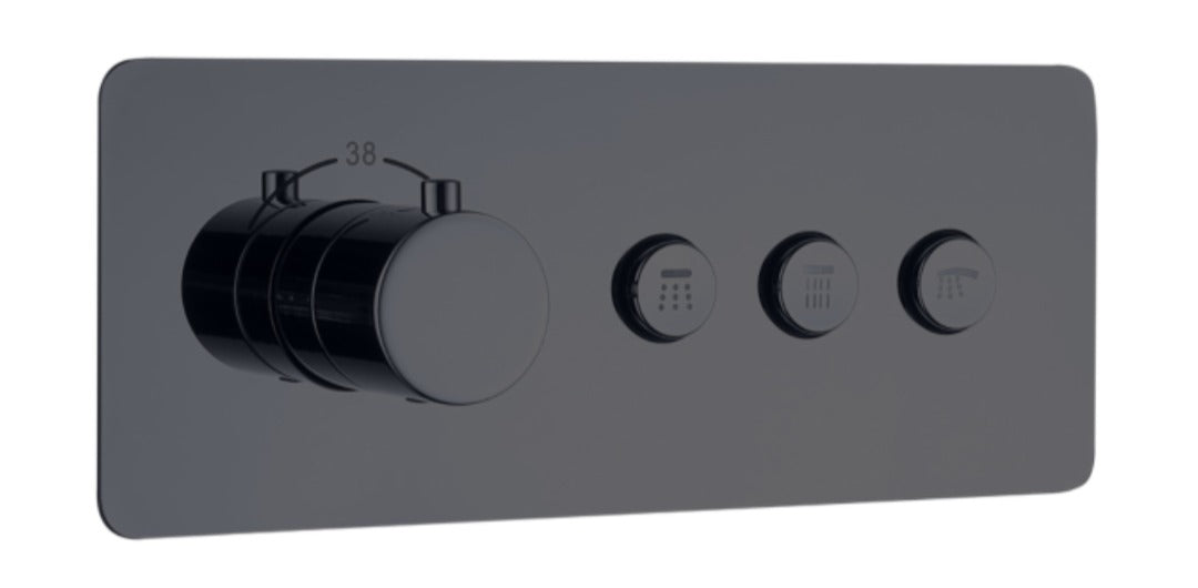 Premium thermostatic Concealed five ways Rain Shower Set