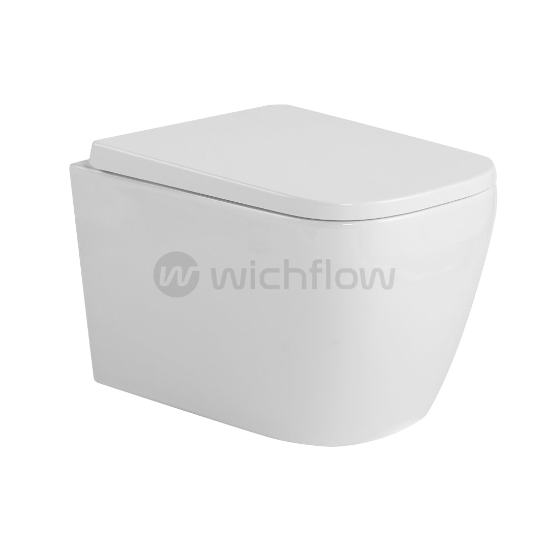 ELIXIR Rimless Wall Hung with Soft close seat cover