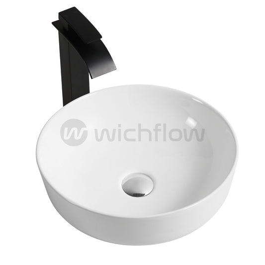 Orion 41.5cm round countertop Wash Basin W/out Tap hole