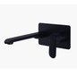 LISERA Matte Black Concealed Chrome Basin Mixer
