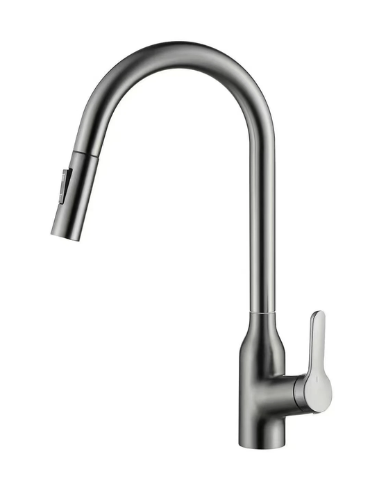 ORION Gun Metal Grey Pull-Out Kitchen Mixer