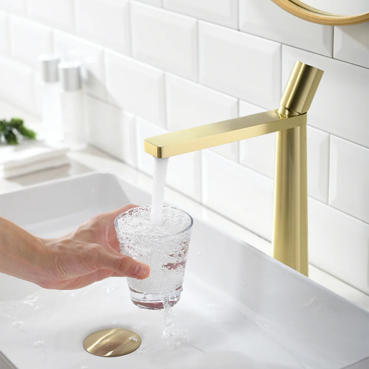 Orion Tall Brushed Gold Basin Mixer (Copy)