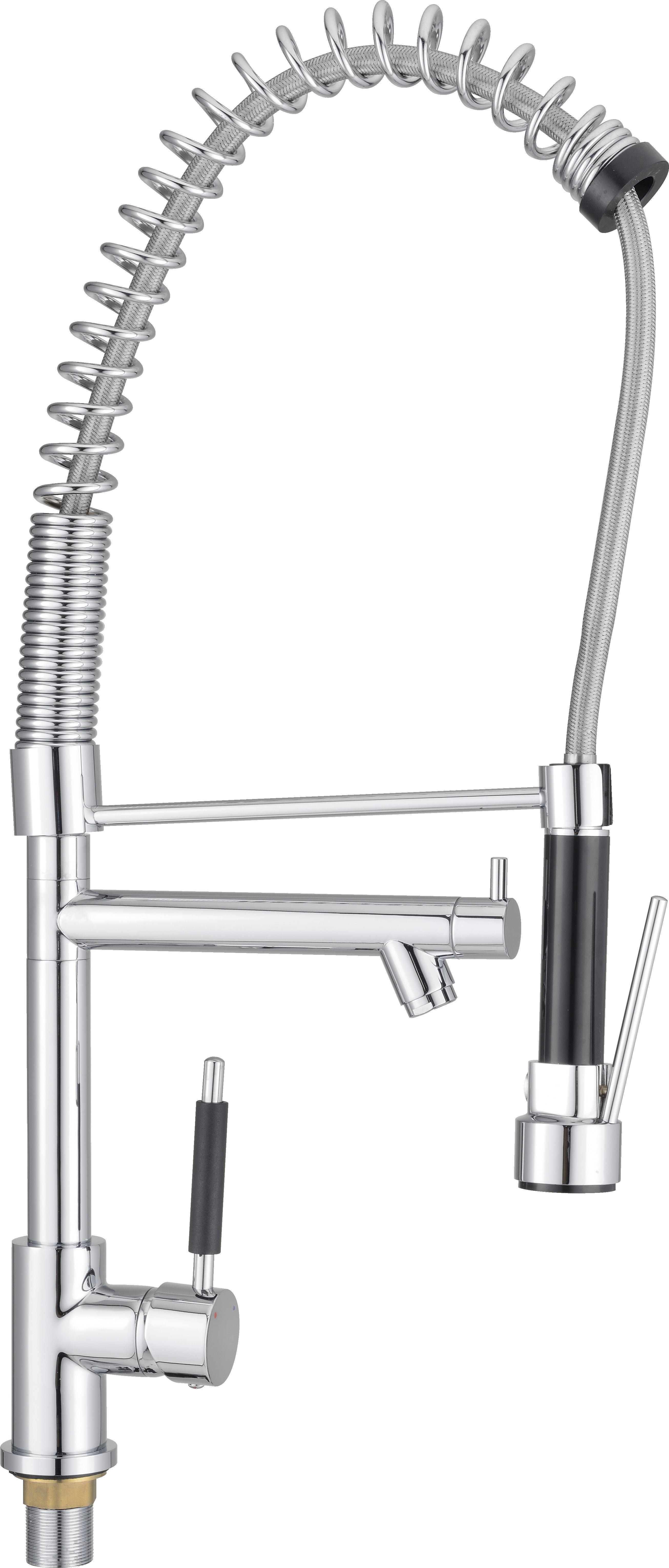 Industrial Premium Pull-out Kitchen Chrome Mixer