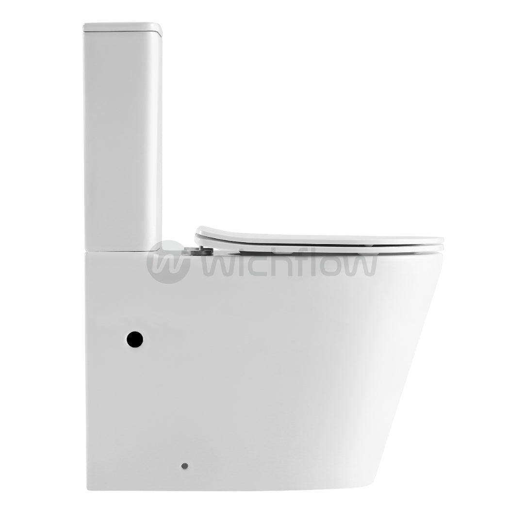 LYRA Rimless Ultra Premium Close coupled WC with Soft Close Seat Cover