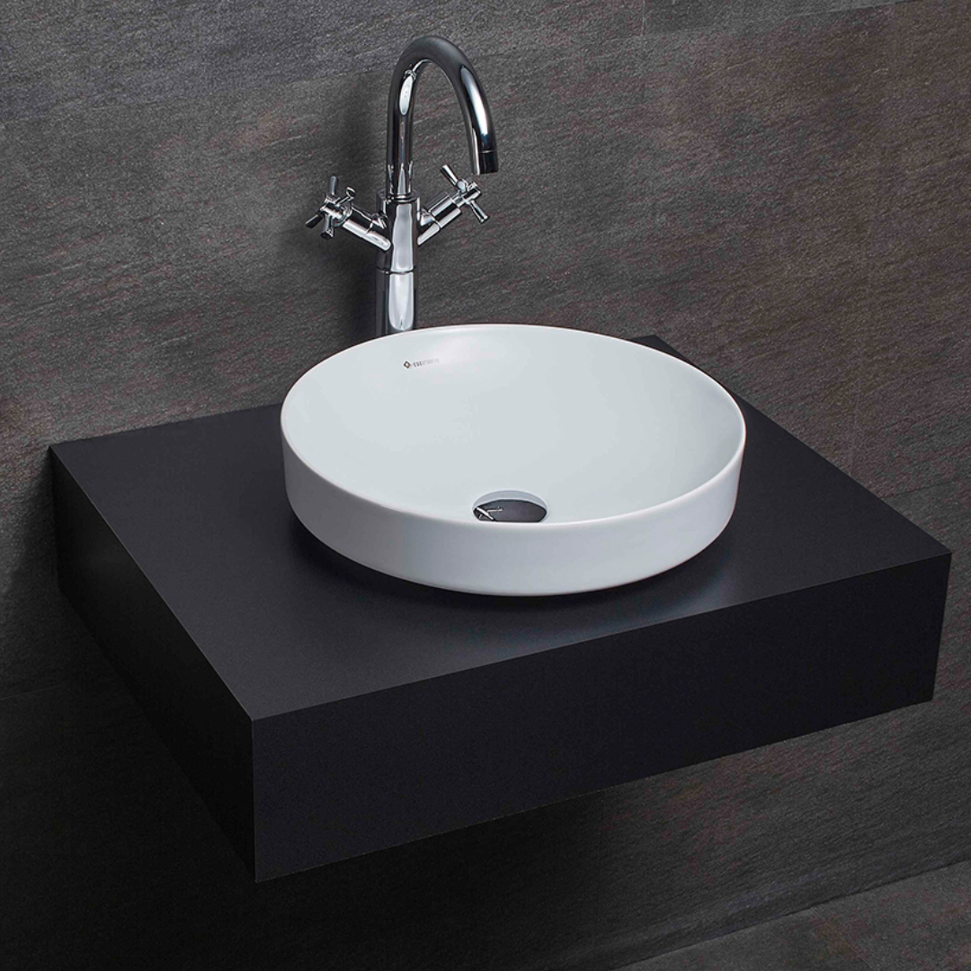 Alvona 40cm round countertop Wash Basin W/out Tap hole