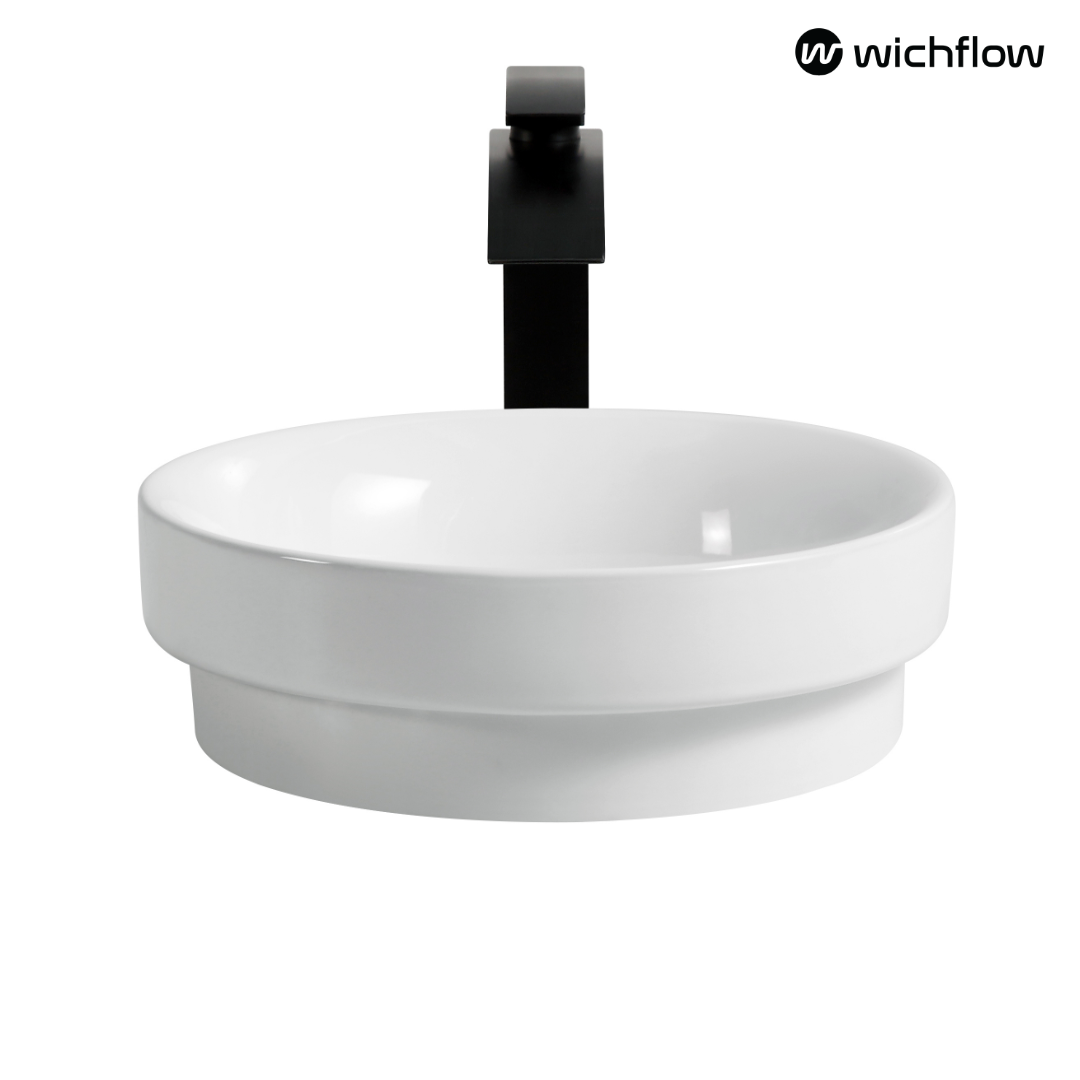 Alvona 40cm round countertop Wash Basin W/out Tap hole