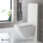 White Glass Cistern for Wall Hung WC (GLASS TANK ONLY)