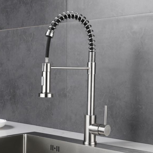 Wichflow Chrome Pull-Out Kitchen Mixer