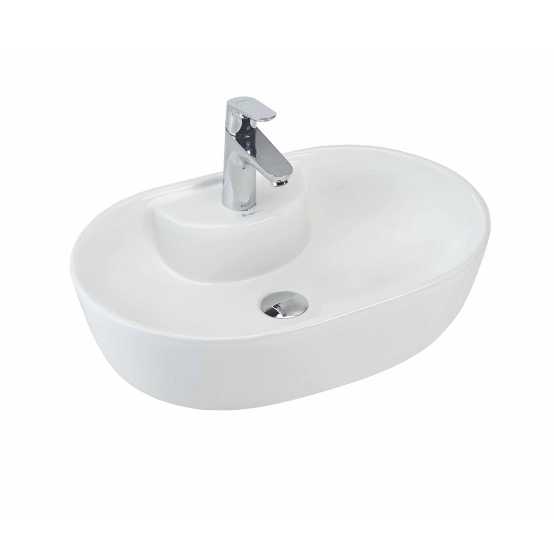 Knidos 60 x 40cm countertop Wash Basin With Tap hole