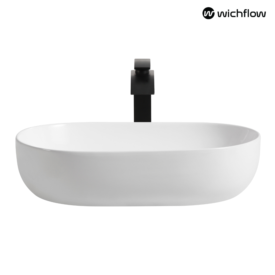 Luna 60 x 45cm countertop Wash Basin W/out Tap hole