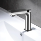 Vela Matte Black/chrome Basin Mixer tap