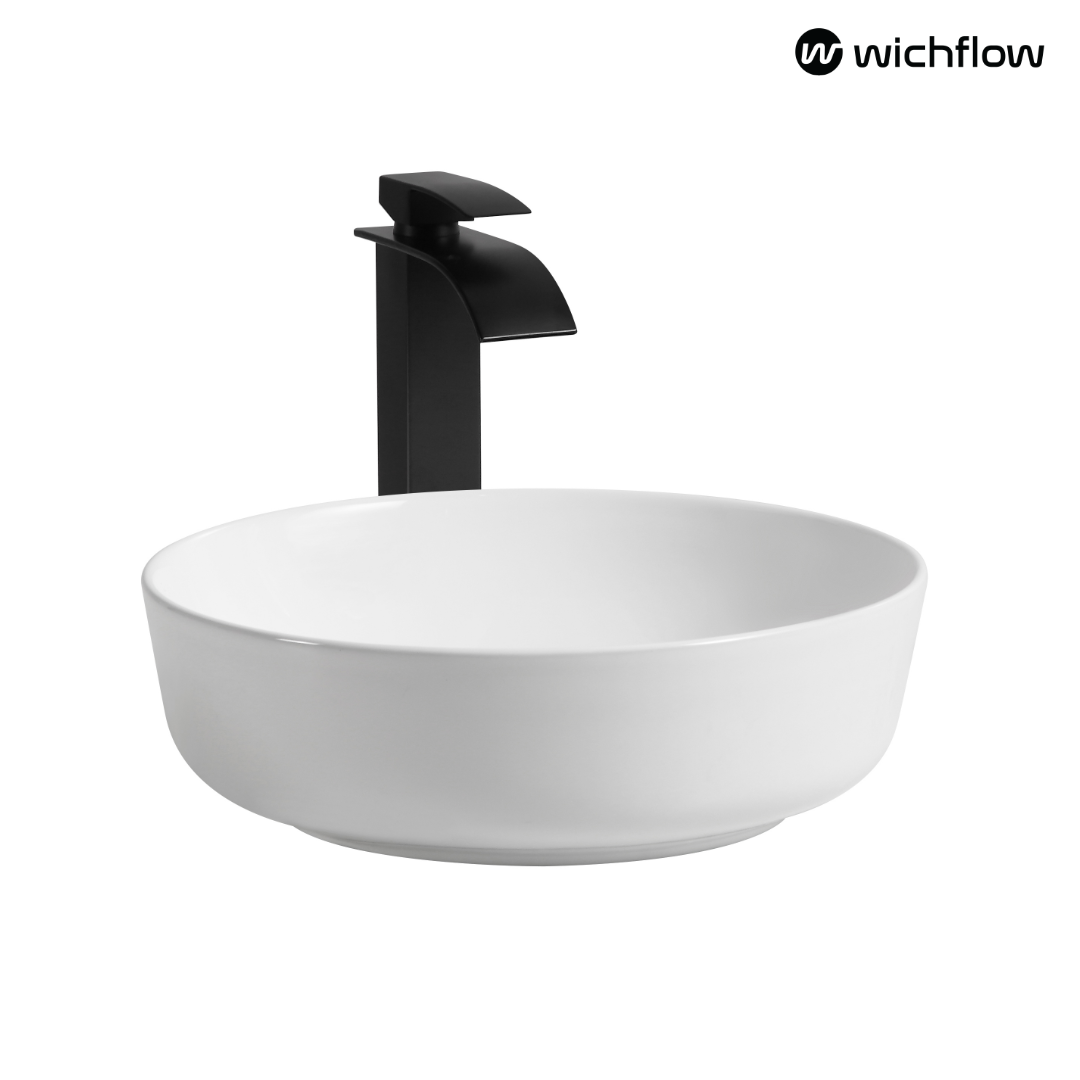 Orion 41.5cm round countertop Wash Basin W/out Tap hole