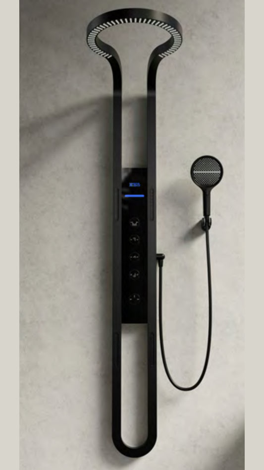 RING series Black 4 function Shower