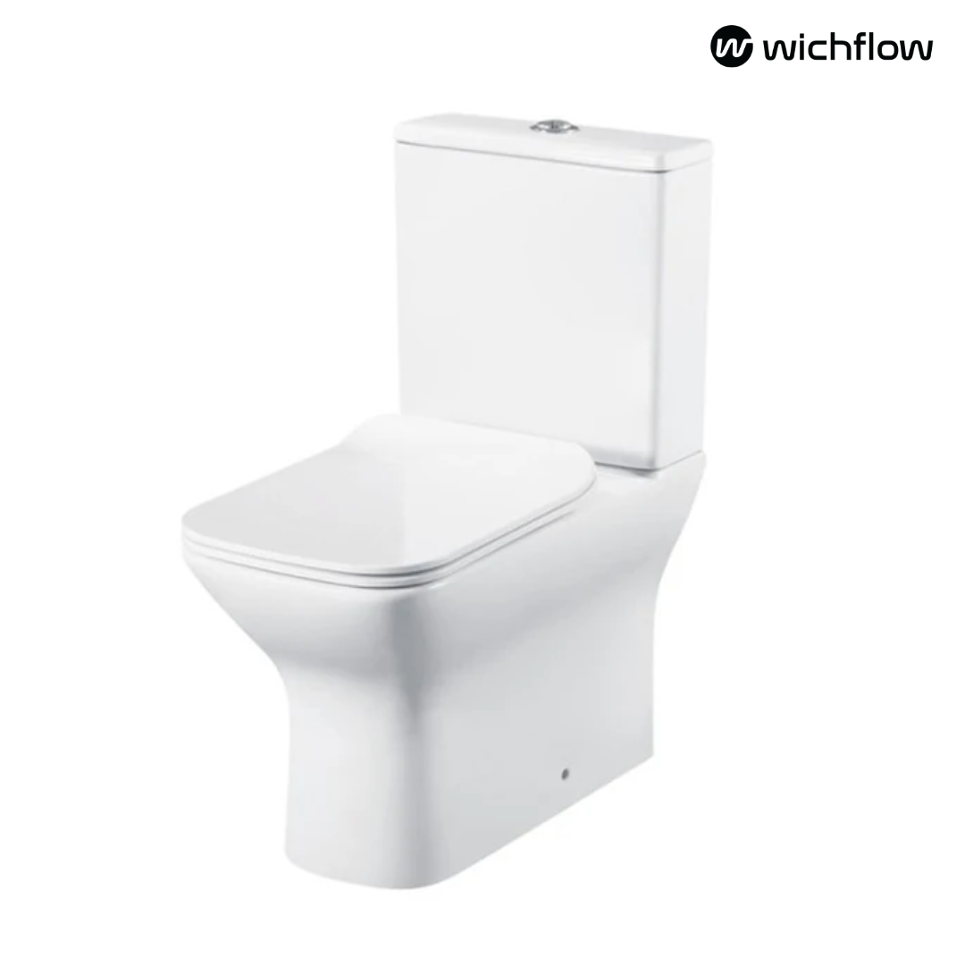 SALVIA Close coupled WC with Soft Close Seat Cover
