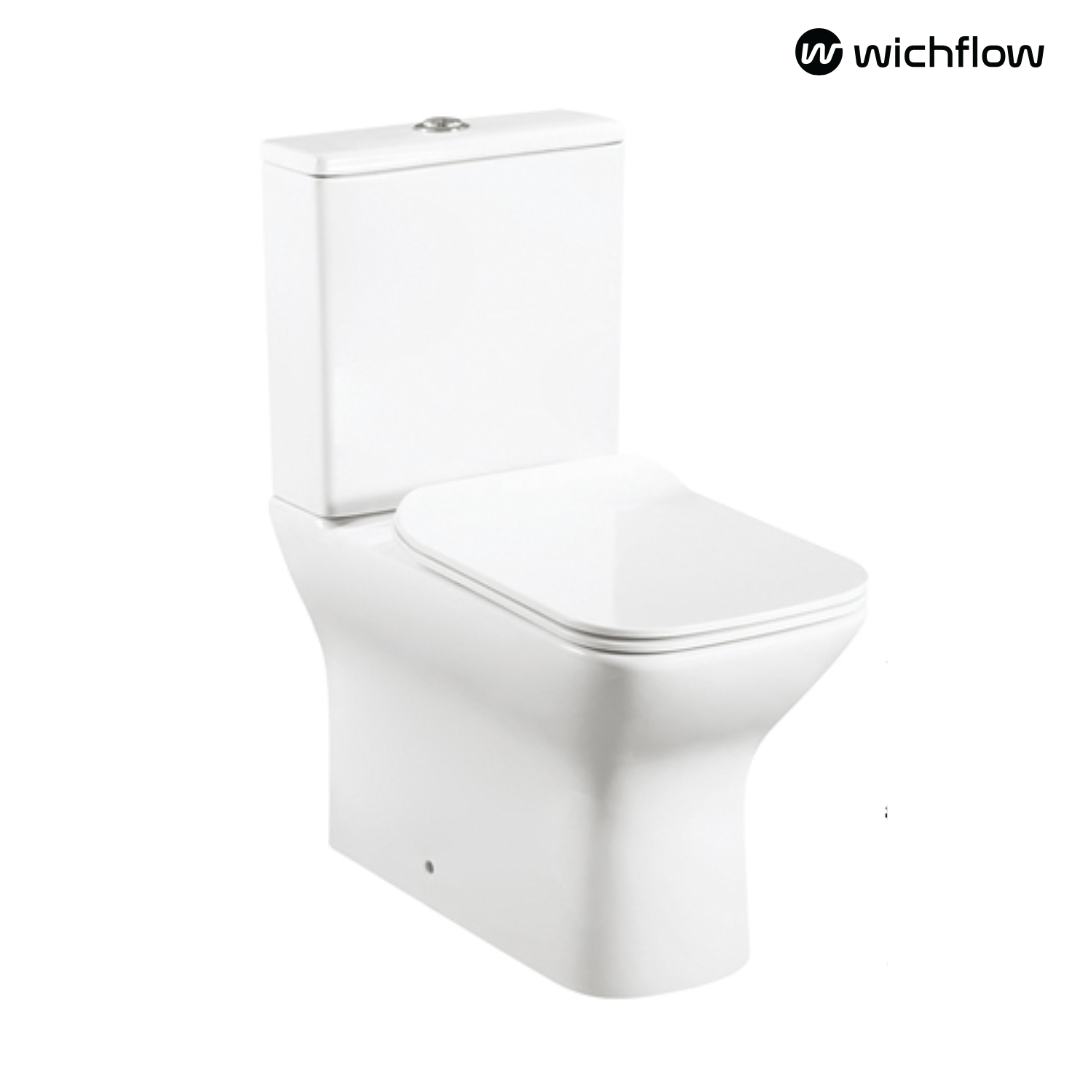 SALVIA Close coupled WC with Soft Close Seat Cover