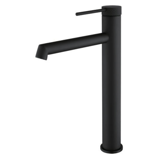 Ring Tall Matte Black Basin Mixer