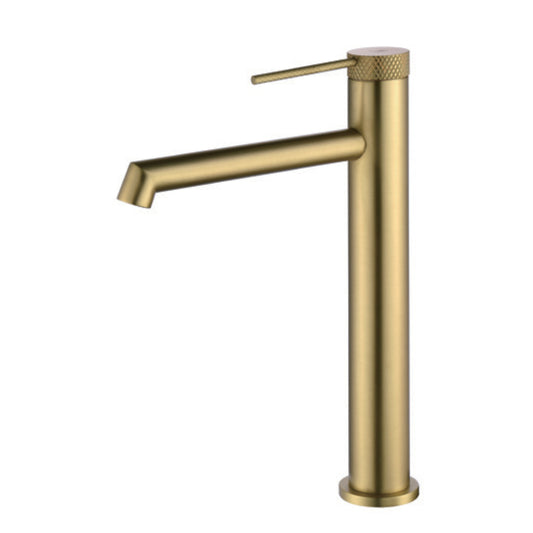Ring Tall Brushed Gold Basin Mixer