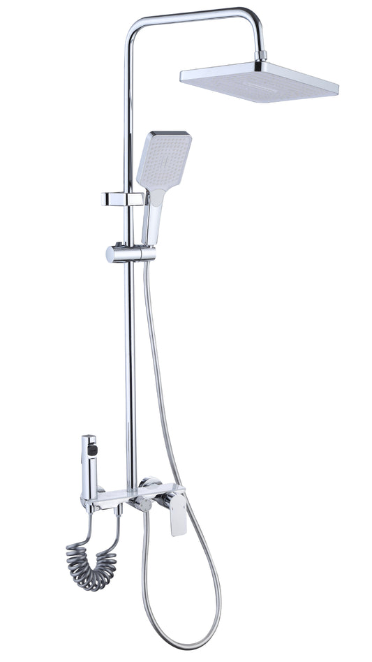 Four Function Chrome Shower Set