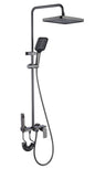 Four Function Gun Metal Grey Shower Set