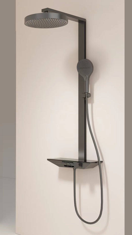 Three Functions Grey Premium Shower Panel