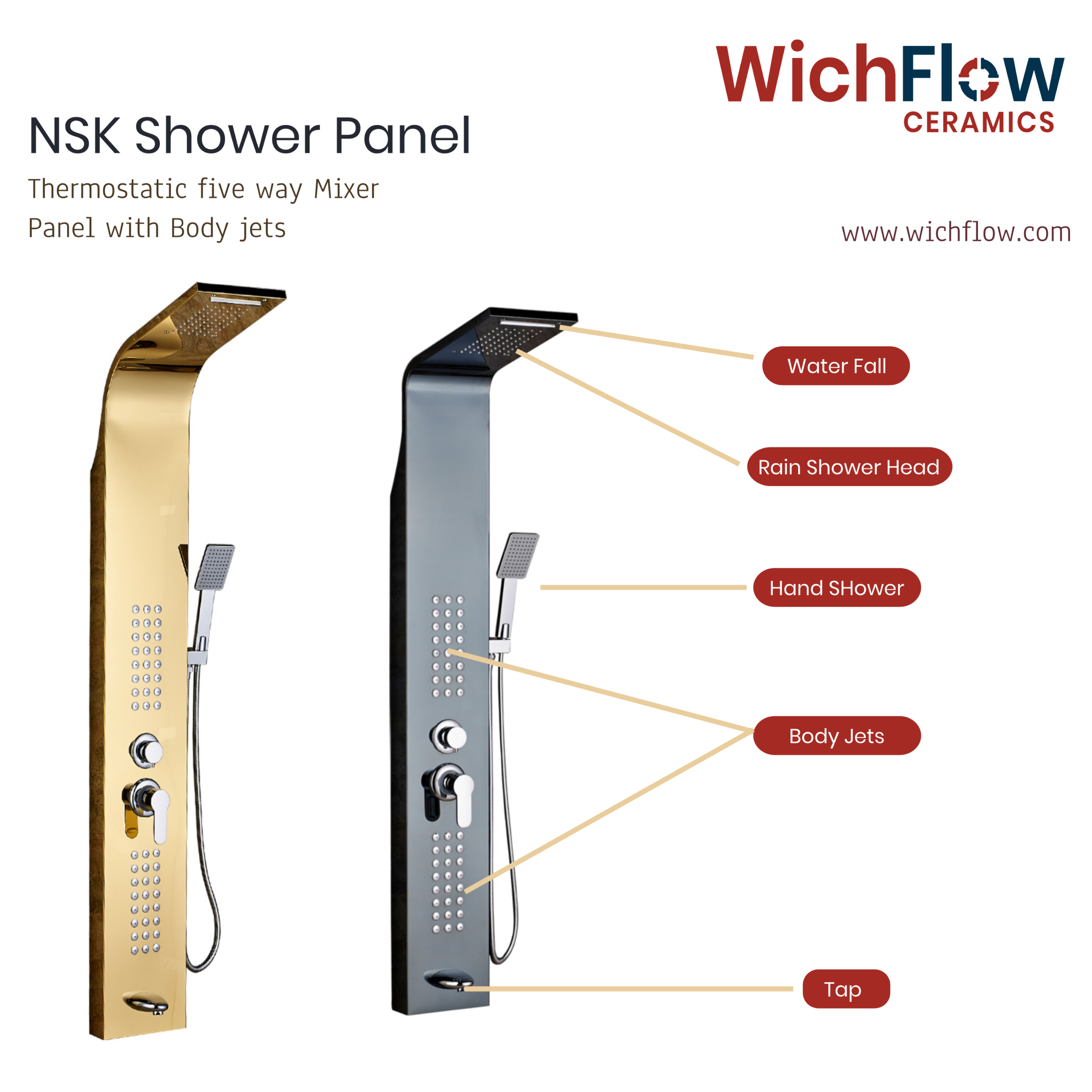 NSK Shower Panel