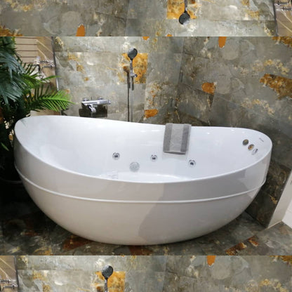 Adonis Freestanding Whirlpool Bathtub (With Body jets)